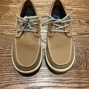 Boys Tan Sperry Boat Shoes